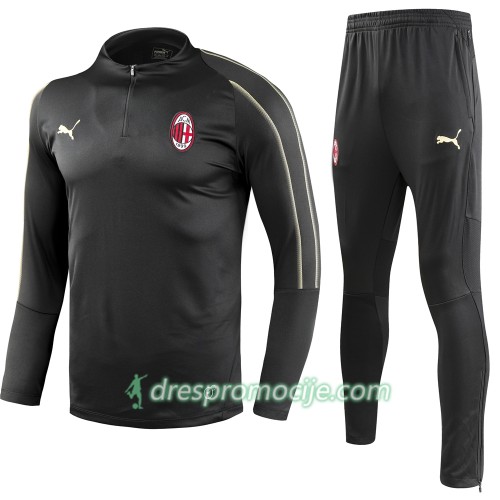 AC Milan Komplet Sweatshirts Crna 2018/19 AC Milan Komplet Sweatshirts Crna 2018/19